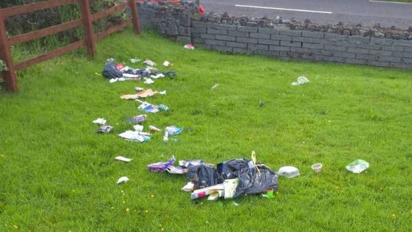 Rubbish dumped in resident’s garden causes ‘absolute mess’