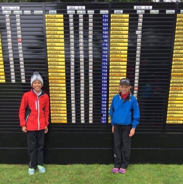 Roisin Scanlon and Olivia Costello at the Wee Wonders Championship. Roisin Scanlon and Olivia Costello at the Wee Wonders Championship.
