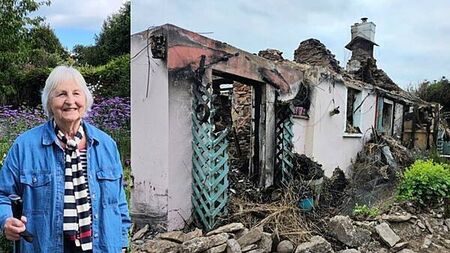 Funds being raised for woman (85) whose thatched cottage burned down in Cork