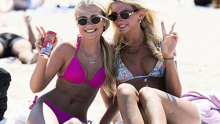 Temperatures could hit highs of 29 degrees today