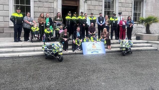 Little Blue Heroes welcomed to Leinster House