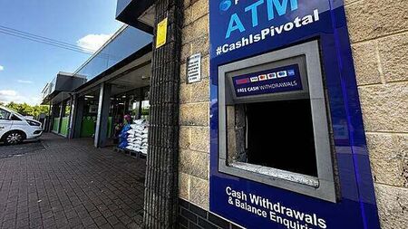 ATM stolen from wall of garage