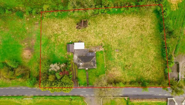 The three-bedroom detached bungalow is set in the peaceful rural surrounds of Ballymulrennan, Castlerea.