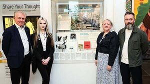 Glass from Guildhall and Bloody Sunday belt go on display to mark new initiative Glass from Guildhall and Bloody Sunday belt go on display to mark new initiative
