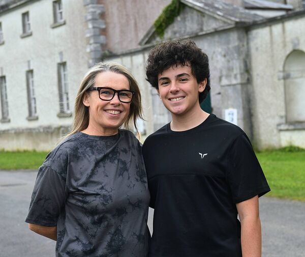 Breege and Zac Kelly, Scramogue, pictured at a  ‘Steps to Wellness’ event organised by the Shamrock Squad and held at  Strokestown Park last weekend. Pic: Gerard O’Loughlin