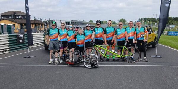 Roscommon Sports Partnership's Noel Feely teamed up with tandem partner Ciaran Butler to take on the Mondello 24 Hour Challenge as part of the Para Cycling Commission team. 