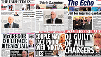 What the papers say: Thursday's front pages