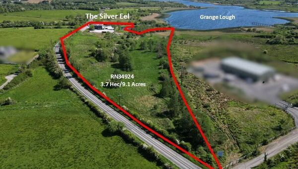 The property is set on 3.7 hectares / 9.1 acres of mature, scenic land fronting directly onto Grange Lough. 