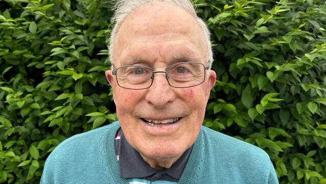 <p>Fr. Pat O'Toole who is celebrating the diamond jubilee of his ordination to the priesthood.</p>