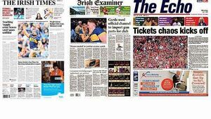 What the papers say: Monday's front pages What the papers say: Monday's front pages