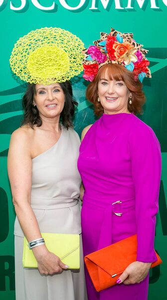 Pictured at the Roscommon Races on Monday evening last were Siobhan Kilroe, Ballybride and Margaret Lynch, Roscommon Town. Pic: Michelle Hughes Walsh