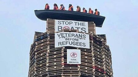 Tensions smoulder over two controversial loyalist bonfires