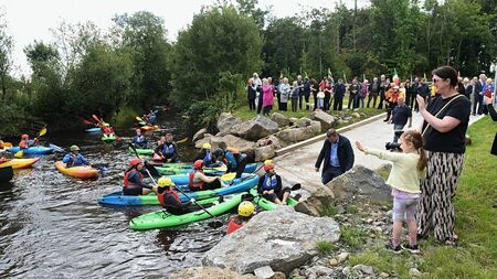 Watch: New River Suck slipways and Ballintubber cycle loop launched as late Cllr Waldron remembered