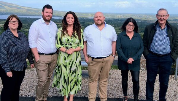 Valerie Stenson, manager Arigna Mining Experience, Kyle Flynn, RRO Roscommon LEADER, Cllr Leah Cull, John Lynch, Brenda Cull, and Maurice Cullen at the launch of details of the four days of celebrations marking 35 years since the closure of the Arigna Mines. Pic: Noreen Gaffney Valerie Stenson, manager Arigna Mining Experience, Kyle Flynn, RRO Roscommon LEADER, Cllr Leah Cull, John Lynch, Brenda Cull, and Maurice Cullen at the launch of details of the four days of celebrations marking 35 years since the closure of the Arigna Mines. Pic: Noreen Gaffney