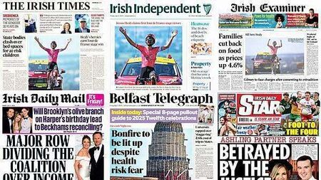 What the papers say: Friday's front pages