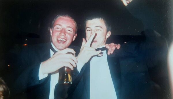Padraig Duignan, and Kevin Dolan in party mode.