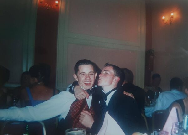 Party time for Alan Beirne and Ray Fox.