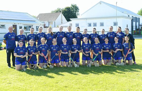TEAM SPIRIT: The Roscommon junior camogie panel and management are looking forward to the All-Ireland Premier Junior Camogie semi-final against Armagh at Kingspan Breffni Park on Saturday. Picture: Gerard O’Loughlin