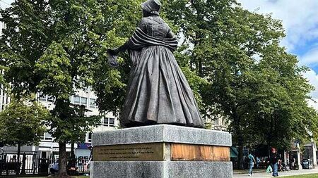 Dismay after statue of Mary Ann McCracken damaged