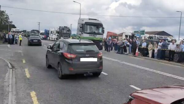 The memorial truck run has received widespread support. Pic: Liam Reynolds The memorial truck run has received widespread support. Pic: Liam Reynolds