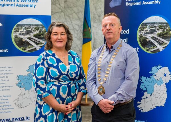 Cllr Eileen Mannion and Cllr Michael Frain.