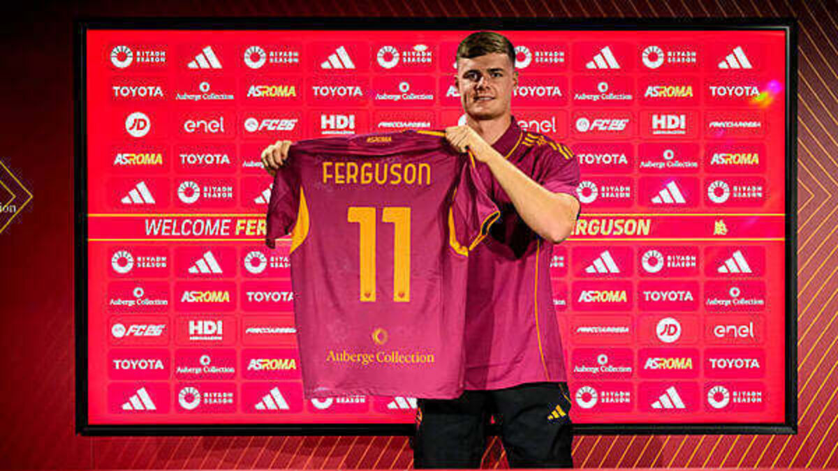 Ireland striker Evan Ferguson joins AS Roma in loan move