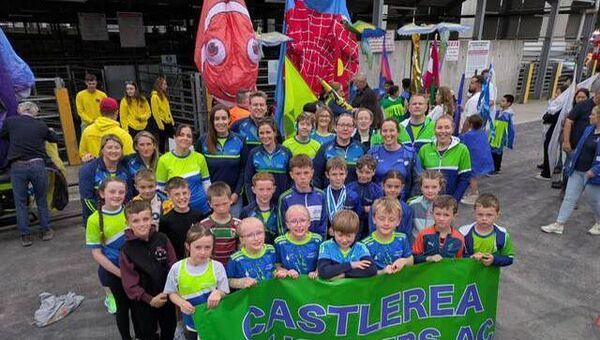 Castlerea Crusaders were represented at the opening parade of Castlerea Rose Festival. Pic: Liam Reynolds