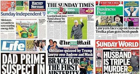 What the papers say: Sunday's front pages