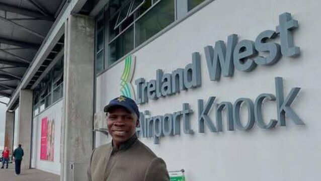 <p>Former world boxing champion, Chris Eubank, was spotted at Ireland West Airport Knock earlier this week. </p>