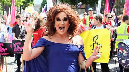 Drag artist at Belfast library event says she is victim of ‘false accusations online’