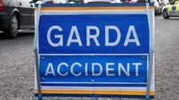 Emergency services at scene of road traffic collision in County Roscommon 