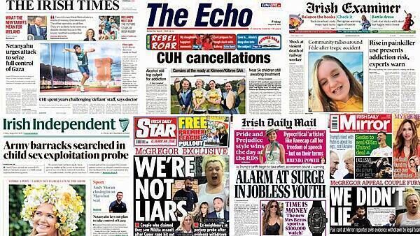 What the papers say: Friday's front pages