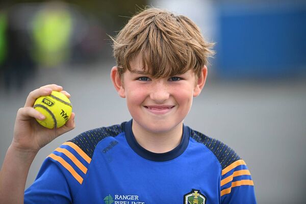 Caolan Nugent at Roscommon Gaels' recent senior hurling championship encounter against St. Dominic's in Knockcroghery. Picture: Gerard O'Loughlin