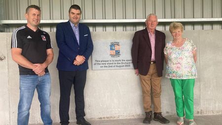 Carroll opens new Elphin stand; adult and underage football championships take centre stage