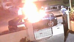 Gardaí investigating after masked armed gang caught setting car alight and damaging house in Limerick