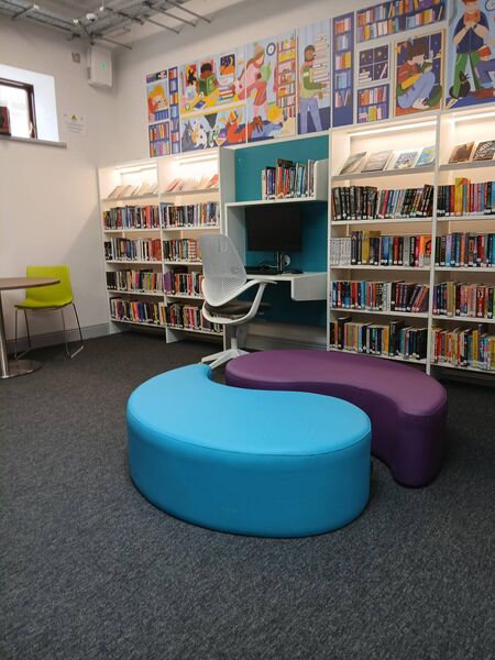 A new area for teenagers has free high-speed internet and Wi-fi. A new area for teenagers has free high-speed internet and Wi-fi.