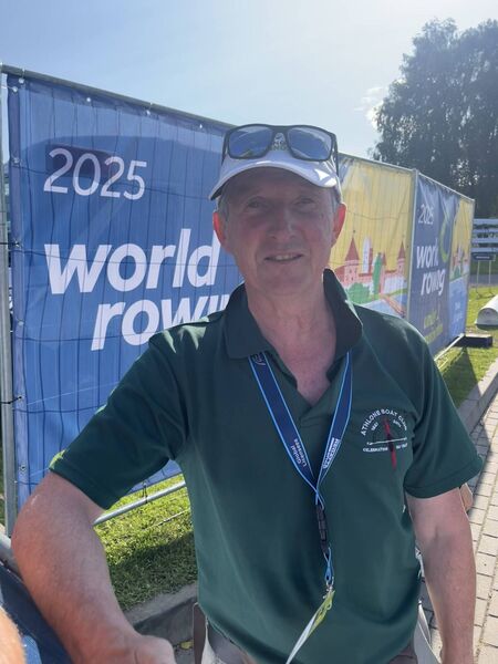Fergus Hannon was part of the Irish coaching ticket at the U-19 World Rowing Championships