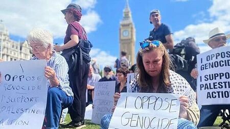 Irish woman describes 'dystopian' experience of arrest at Palestine Action protest