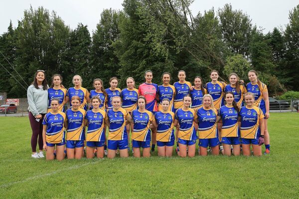 The Clann na nGael senior ladies' football panel that got the defence of their senior championship off to a winning start against Éire Óg at O'Rourke Park, Castlerea, on Sunday last. Picture: Bernie O'Farrell