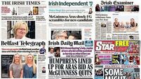 What the papers say: Friday's front pages