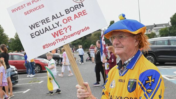 Pic of the day: Rossies out in force at Portiuncula protest