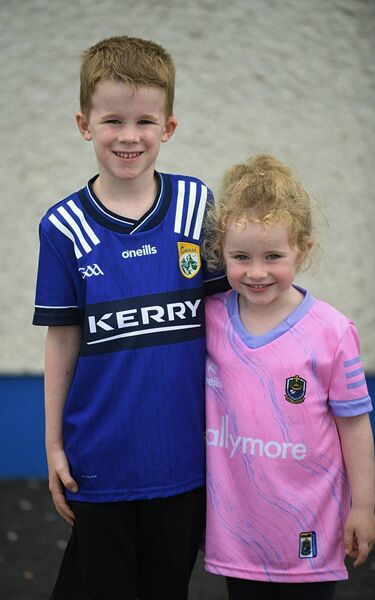 Jack and Alice Grehan in Johnstown supporting St. Brigid’s against Clann na nGael on Sunday last. Picture: Gerard O'Loughlin Jack and Alice Grehan in Johnstown supporting St. Brigid’s against Clann na nGael on Sunday last. Picture: Gerard O'Loughlin