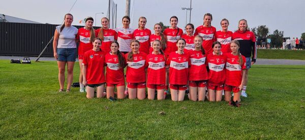 The Pádraig Pearses junior ladies' footballers that played St. Dominic's in the Junior C Championship at Woodmount last weekend. It was Pearses' first time in 33 years to field a second team. The Pádraig Pearses junior ladies' footballers that played St. Dominic's in the Junior C Championship at Woodmount last weekend. It was Pearses' first time in 33 years to field a second team.