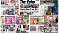 What the papers say: Saturday's front pages