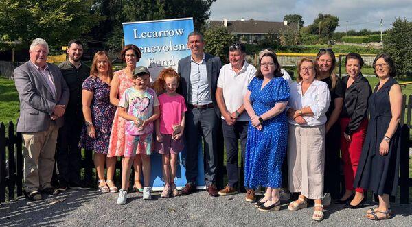 Minister Hildegarde Naughton pictured during the recent Cairde Club launch by Dyspraxia/DCD Ireland in Glendeer Pet Farm in Drum, joined by representatives of Dyspraxia Ireland, local public representatives and HSE West staff members. Minister Hildegarde Naughton pictured during the recent Cairde Club launch by Dyspraxia/DCD Ireland in Glendeer Pet Farm in Drum, joined by representatives of Dyspraxia Ireland, local public representatives and HSE West staff members.