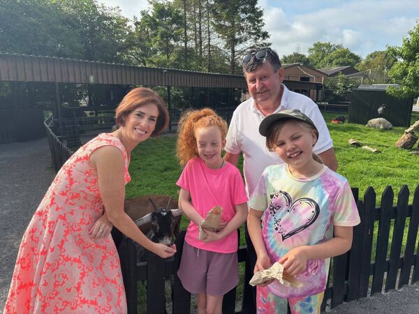 Minister Hildegarde Naughton pictured during the recent Cairde Club launch by Dyspraxia/DCD Ireland in Glendeer Pet Farm in Drum where she was joined by Billy Kelly, Chairperson of Lecarrow Benevolent Fund, as well as Lexi Cunningham and Hannah Bolton. Minister Hildegarde Naughton pictured during the recent Cairde Club launch by Dyspraxia/DCD Ireland in Glendeer Pet Farm in Drum where she was joined by Billy Kelly, Chairperson of Lecarrow Benevolent Fund, as well as Lexi Cunningham and Hannah Bolton.