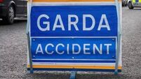 Emergency services at scene of road traffic accident in County Roscommon