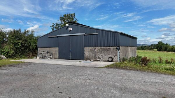There is a two-bay double slatted cattle shed on the lands There is a two-bay double slatted cattle shed on the lands