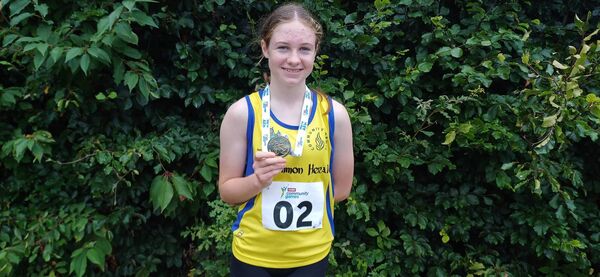 Ciarrai Keane won a gold medal in the U-14 girls' long jump. Ciarrai Keane won a gold medal in the U-14 girls' long jump.