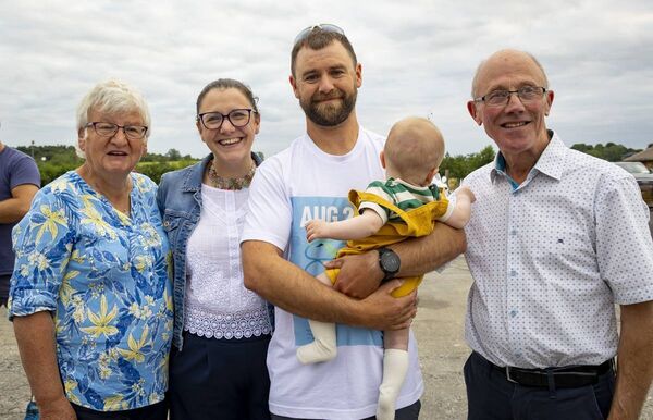 Paul Little with his parents and sister. Paul Little with his parents and sister.